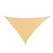 Rainleaf 10' x 10' x 14' Sun Shade Sail Canopy Right Triangle Sail Shade Canopy for Patio Garden Outdoor, 3nd Generation, Desert Sand