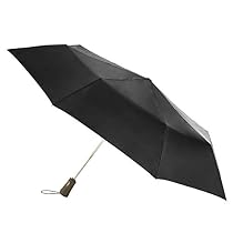 totes Titan Auto Open Close Umbrella,  Black,  One Size