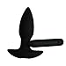 Prostate Massager, Mosunx Silicone Waterproof G Point Stimulate Anal Vibrator (Black)