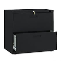 HON 572LP 500 Series 30 by 28-3/8 by 19-1/4-Inch 2-Drawer Lateral File, Black