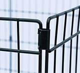 UNDERDOG 8 Panel Playpen 61cm Black Folding Indoor Outdoor Pet Pen view 6