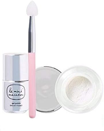 Le Mini Macaron Kitticorn Magic Powder Holographic Manicure Set! Iridescent, Holographic, Rainbow Powder Finish! Beautiful Pastel Color