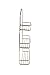 Spectrum Diversified Euro Rack Kitchen Cabinets, Pantry Organizer & Storage, 3 Tier Wall-Mounted Spice Organizer, Satin Nickel