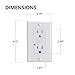 10 Pack- UL Listed GFCI Outlet Receptacle 15-Amp (Tamper-Resistant) Duplex 125-Volt, LED Indicator, Safe Lock Protection -Compliant with Highest Safety Requirements, Wall Plate Included