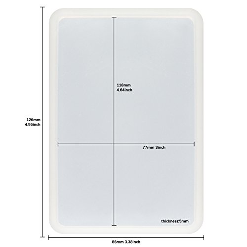 Funshowcase Large Rectangle Coaster Resin Epoxy Silicone Mold