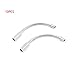 Tulead 10 Sets V-Brake Noodle Aluminum Noodle Bicycle Replacement Parts Bike Brake Cable Pipe Tube with Rubber Bootsthumb 1