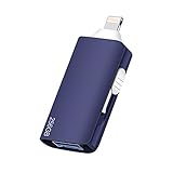 USB Flash Drive for iPhone, 256GB Capacity iPhone External Storage, 3.0 Flash Drive Compatible with Mobile Phone and Computer, Suitable for iPhone iPad Android and Computers (Dark Blue)