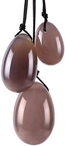 Shumo Natural Jade Egg Vaginal Balls Egg Set Wand Vaginal Tightening Ball Kegel Balls Vagina Muscle Kegel Exerciser with Box