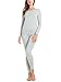 Cherrydew Women’s Ultra Soft Thermal Underwear Set Cotton Long Johns Top and Bottom(Gray,Large)thumb 3