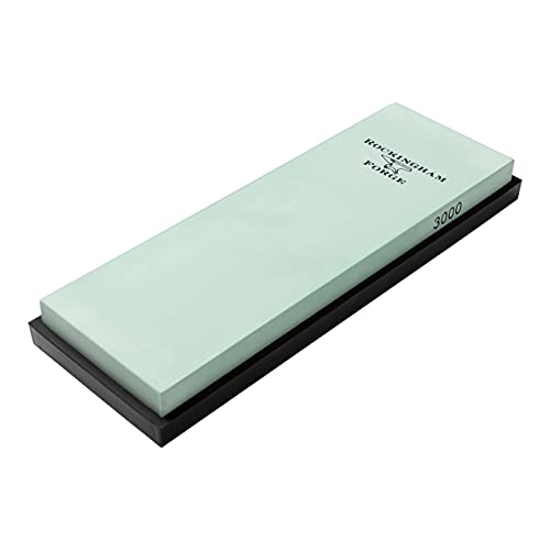 Rockingham Forge Ceramic Whetstone, Fine 3000 Grit - Professional Quick & Easy Knife Sharpening Stone with Non-Slip Base - Long Lasting