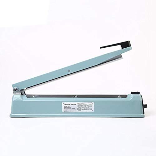 16Inch/400Mm Manual Impulse Manual Heat Sealing Machine Poly Tubing Plastic Bag Blue