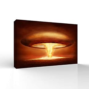 for Living Room Bedroom Home Artwork Paintings Mushroom Cloud