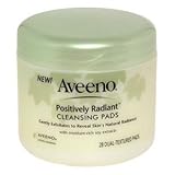 Aveeno Active Naturals Positively Radiant Cleansing Pads, 28-Count Pads (Pack of 3)