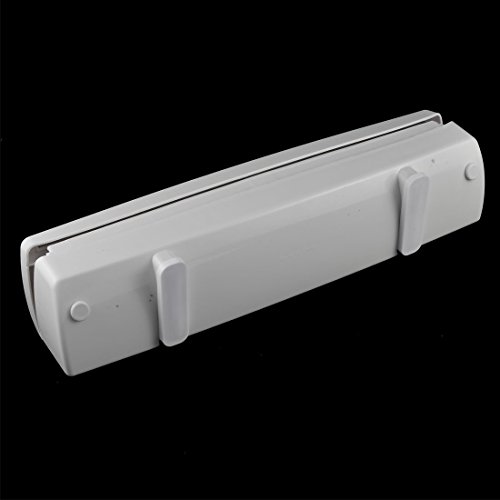 DealMux Home KItchen Wraptastic Smart Food Wrap Foil Wax Paper Dispenser White - Thumbnail 3