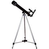 Levenhuk Skyline Base 50T Refractor â€“ Perfect First Telescope for Observing Terrestrial Objects, The Moon and Planets of The Solar System