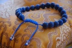 Vaibhav JewellersLapis Lazuli Wrist Mala/Bracelet for Meditation