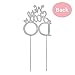 Premium Metal We Still Do Silver Rhinestone Gem Cake Topper. Wedding Anniversary or Vow Renewal Party Keepsake and Decoration. Sparkly, Crystal and Diamond Style Bling is a Great Centerpiece (WSD S)
