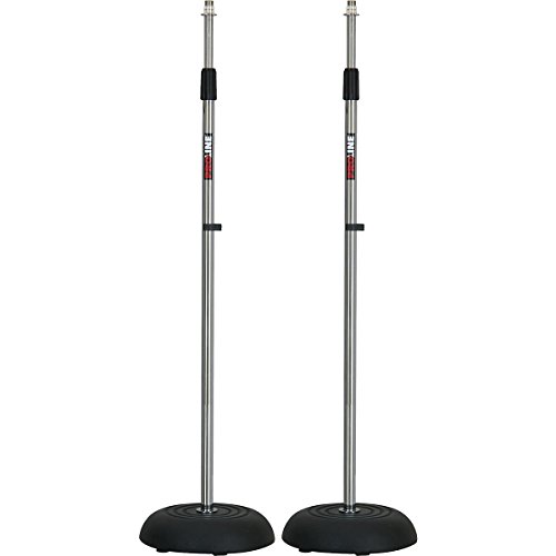 Proline MS235CR Round Base Mic Stand 2 Pack Chrome