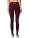 Baleaf Women's Fleece Lined Leggings Yoga Pants Inner Pocket Ruby Wine Size M