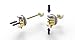 LOX Secure Locking Earring Backs for Women - Safe & Easy to Use Hypoallergenic Earings - Ideal for All Stud Earrings - Pack of Two - Silver, Silver Tone, Plastic Silver