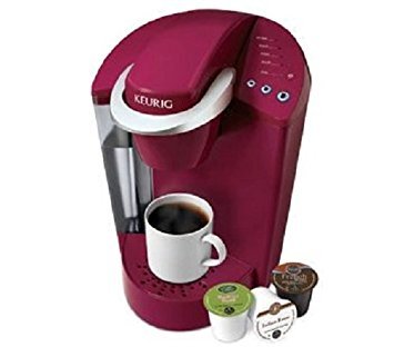Keurig Elite K40 Single Serve Coffeemaker Brewing System, Red
