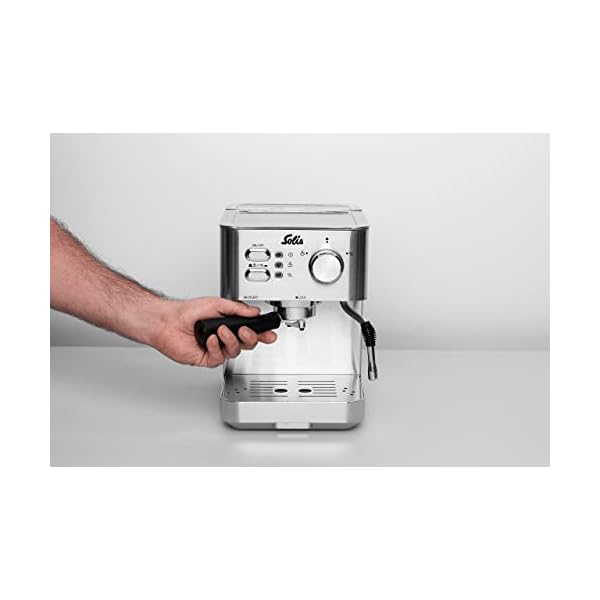 Solis Primaroma 1010 Kaffeemaschine - Espressomaschine mit Dampf- und Heißwasserfunktion - Siebträger Kaffeemaschine… – Bild 4