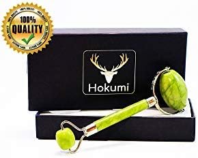Jade Roller For Face - Massage Therapy - 100% Natural Jade Stone - Anti Aging Facial, Anti Wrinkle and Skin Rejuvenate