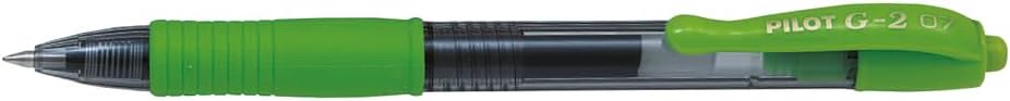 Pilot G207 Retractable Gel Rollerball 0.7 mm Lime Green Pen