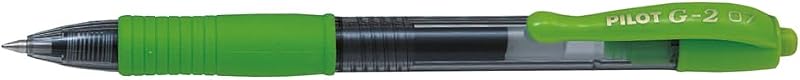 Pilot G207 Retractable Gel Rollerball 0.7 mm Lime Green Pen