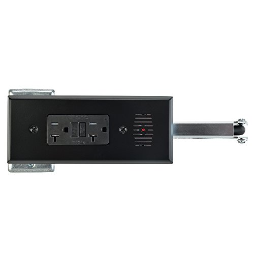 Style Drawer 24 Flush | In-Drawer Powering Outlet | 2 AC GFCI Outlets | Thermostatic Shutoff | Black |