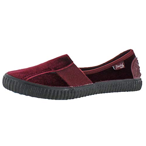 Blowfish Shanghai Women's Velvet Slip-On Skimmer Casual Shoes Red Size 7
