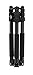 Induro Tripods GTT204M2 No. 2 Stealth Carbon Fiber Tripod Kits, 4 Sections (Black)