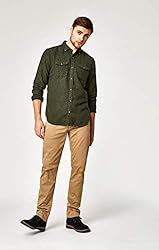 Mavi Mens Zach Regular Rise Straight Leg