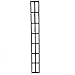 Lego Parts: Boat Mast Rigging Long 28 x 3 (Black)