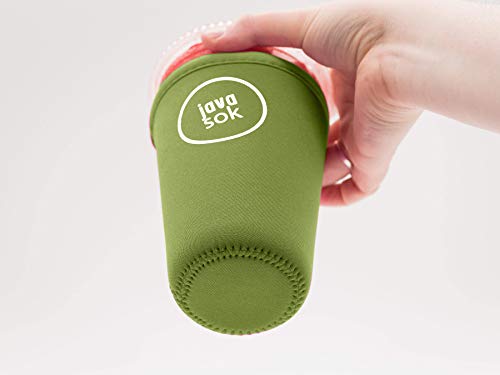 image for JAVA SOK Reusable Iced Coffee Sleeve - Cup Insulator Sleeve for Cold B