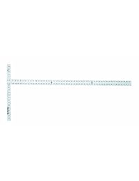 Johnson Level Herramienta y jts48hd 48 Inch aluminio regla T (para yeso con hoja extra grueso