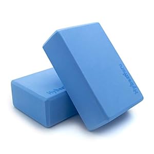 hybestforu Yoga Blocks – High Density Yoga Brick, EVA Foam Soft Non-Slip Surface, Apply to for Exercise Yoga, Pilates, Meditation(2 Pack)