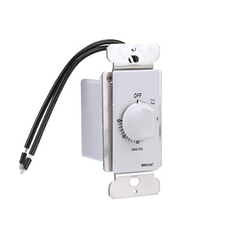 Woods Coleman Cable 59717 60 Minute Spring Wound Timer, White on ...