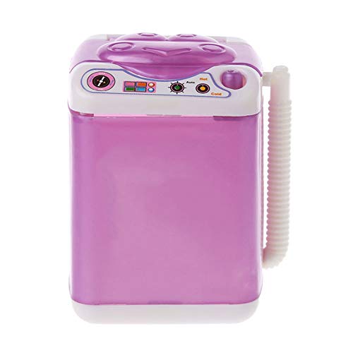 Shuohu Washing Machine,Simulated Mini Children Kids Role Play Toy Doll Accessories Gift Random Color