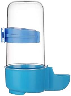 Automatic Bird Feeder Blue Food Water Dispenser for Cockatiel Parakeet Budgie Automatic Parrot Feeding Device