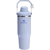 Stanley IceFlow 2.0 Fast Flow Tumbler with Handle 30 oz | Twist On Angled Spout Lid | Leakproof Water Bottle | Insulated Stainless Steel | BPA-Free | Dew Drop
