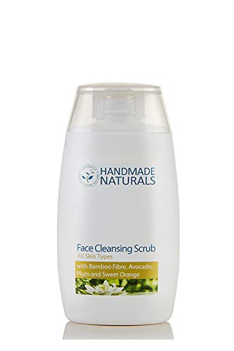 Handmade Naturals Face Cleansing Scrub with Bamboo Fibre, Avocado, Plum & Sweet Orange