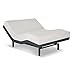 Fashion Bed Group S-Cape 2.0 Adjustable Bed Base with Wall Hugger Technology and Full Body Massage, Queen, Charcoal Gray