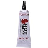 Quantum Hot Sauce Fishing Reel Oil, Ultra-Low Viscosity Full Synthetic Lubrication, Prevents Corrosion and Breakdown, Noise Reduction, Enhances Free Rotation for Smooth and Longer Casts (.4 oz)