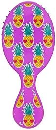 WetBrush Mini Happy Hair UltraSoft Bristles Travel Perfect Brush Suitable for All Hairtypes Smiley Pineapple - Image 4