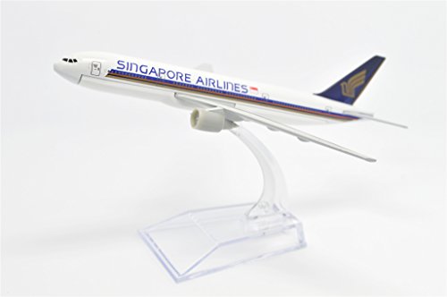 TANG DYNASTY(TM) b777 Singapore Airlines Metal Airplane Model Plane Toy Plane Model