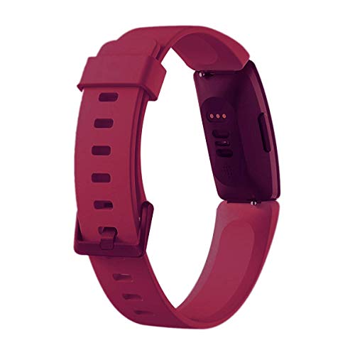 Kartice Compatible Fitbit Inspire bands/Fitbit Inspire HR band,Adjustable Soft Silicone Sports Replacement Accessories Bands for Fitbit Inspire/Inspire HR Fitness Tracker. (Sangria, Large:7.1" - 8.7") - Thumbnail 2