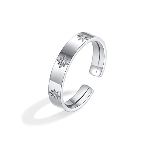 Men's Wedding Band Silver Rings For Men Women Cool Gifts For