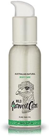 100% Australian Pure Emu Oil (2Oz / 70ml) Aluminium Recycle Package - Deep penetrating and moisturising provide relief from burns skin irritations eczema swelling and inflammation - Wild Harvest Care