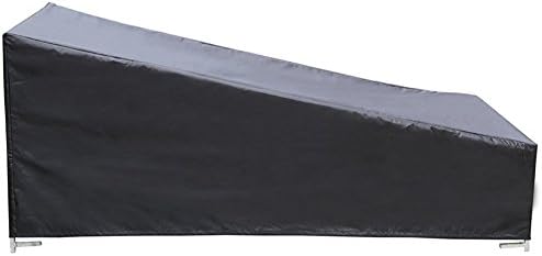 PATIOROMA Patio Furniture Lounge Chaise Cover,Waterproof ,Black,84''L x34'' Wx34''/17''H